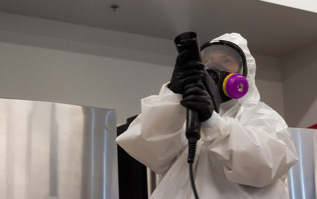 electrostatic sprayer non-thermal fogging