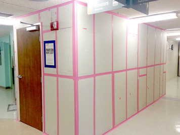fire rated drywall barrier system